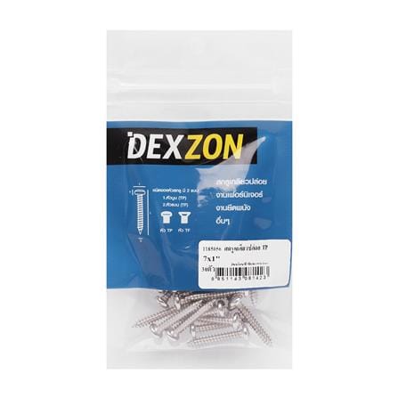 สกรูเกลียวปล่อย TP DEXZON 7X1 นิ้ว 30 ตัว_1