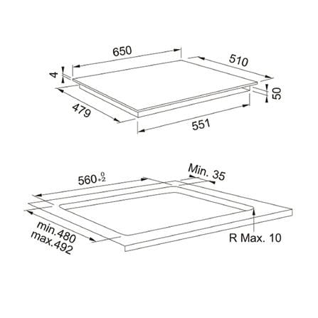 เตาฝังอินดักชั่น FRANKE FSM 654 I BK 65 ซม._3