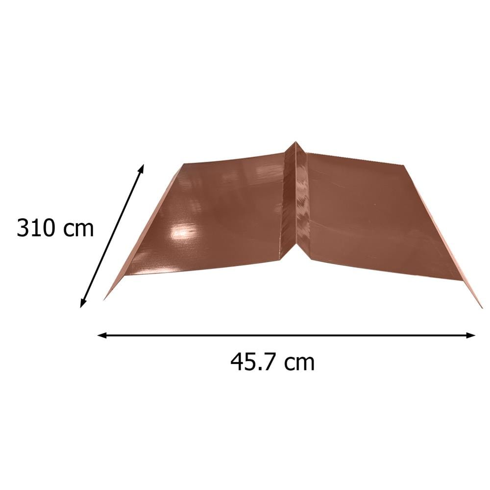 ครอบจั่วเมทัลชีท SUNSHIELD G457 3.10 เมตร สีน้ำตาล