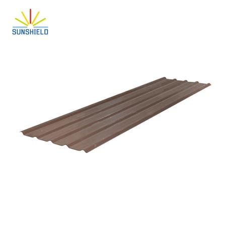 เมทัลชีท SUNSHIELD 0.35 มม. 0.76x4.2 ม. สีน้ำตาล_0