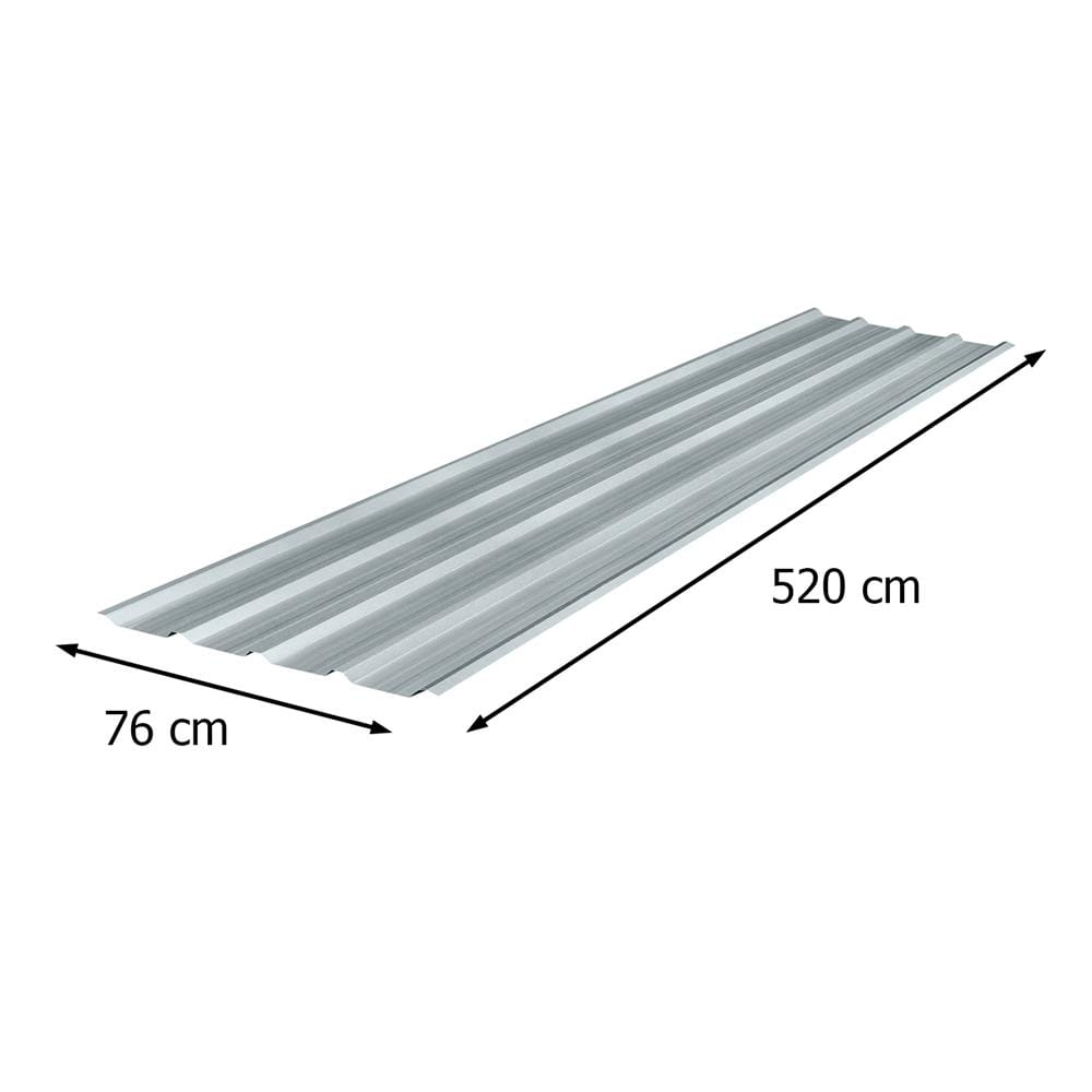 เมทัลชีท SUNSHIELD 0.23 มม. 0.76x5.2 ม. สีอะลูมิเนียม
