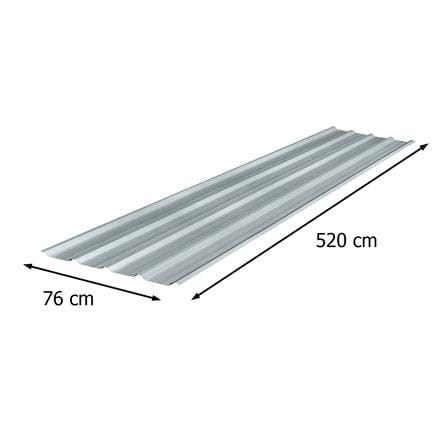 เมทัลชีท SUNSHIELD 0.23 มม. 0.76x5.2 ม. สีอะลูมิเนียม_4