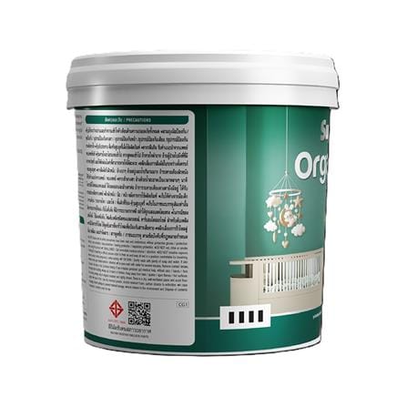 สีน้ำทาภายใน ชนิดเนียน TOA ORGANIC CARE BASE B 9 ลิตร_2