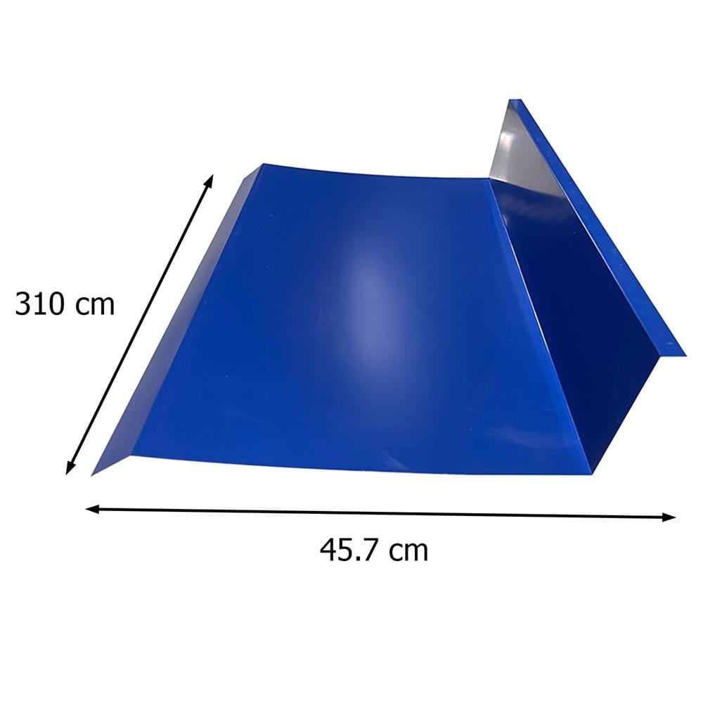 ครอบข้าง เมทัลชีท SUNSHIELD G457 3.10 เมตร สีน้ำเงิน