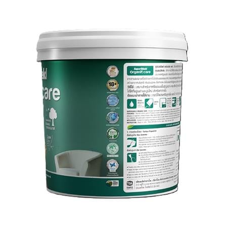 สีน้ำทาภายใน ชนิดเนียน TOA ORGANIC CARE BASE A 9 ลิตร_1