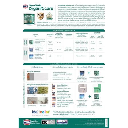 สีน้ำทาภายใน ชนิดเนียน TOA ORGANIC CARE BASE B 3.5 ลิตร_7