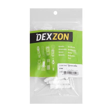 พุกพลาสติก DEXZON เบอร์ 6 25 ตัว_1