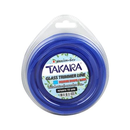 เอ็นตัดหญ้า แบบเหลี่ยม TAKARA MBSB315 3 มม. X 15 ม. สีฟ้า_2