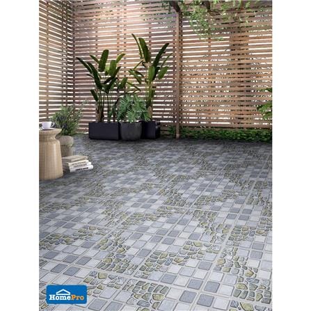 กระเบื้องพื้น 16x16 นิ้ว ภูผา อาร์ตา สโตน เทา PM 0.96M2_3