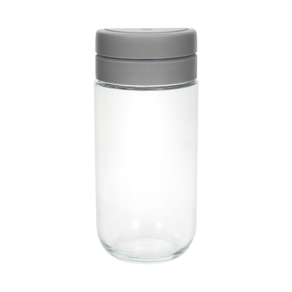 ขวดโหลแก้วฝากด KECH CLICKER 0.8 ลิตร สีเทา