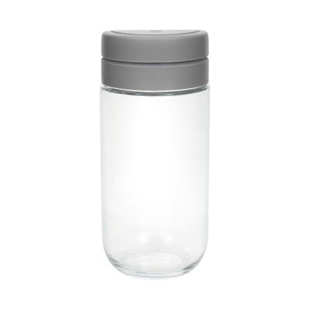 ขวดโหลแก้วฝากด KECH CLICKER 0.8 ลิตร สีเทา_0
