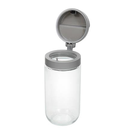 ขวดโหลแก้วฝากด KECH CLICKER 0.8 ลิตร สีเทา_2
