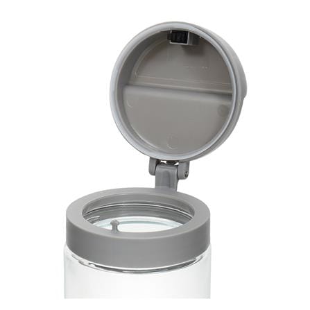ขวดโหลแก้วฝากด KECH CLICKER 0.8 ลิตร สีเทา_3