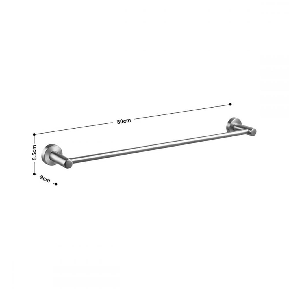 ราวแขวนผ้า RASLAND RA AQ-222-MT 80 ซม. สเตนเลส