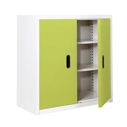 ตู้เหล็กบานเปิดทึบ KIOSK BS-288 สีเขียว_2