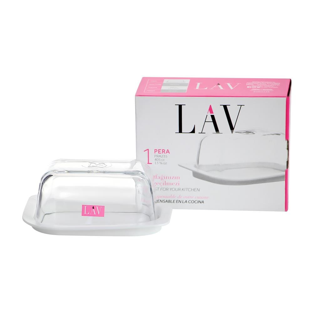 ที่วางเนย+ฝา LAV PERA 10.5x6 ซม.
