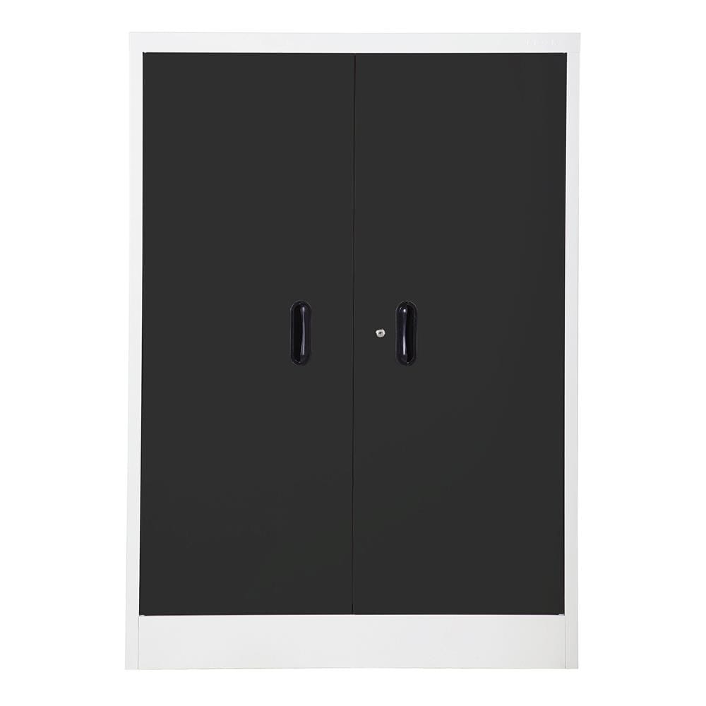 ตู้เหล็กบานเปิดทึบ KIOSK BS-2122 สีดำ
