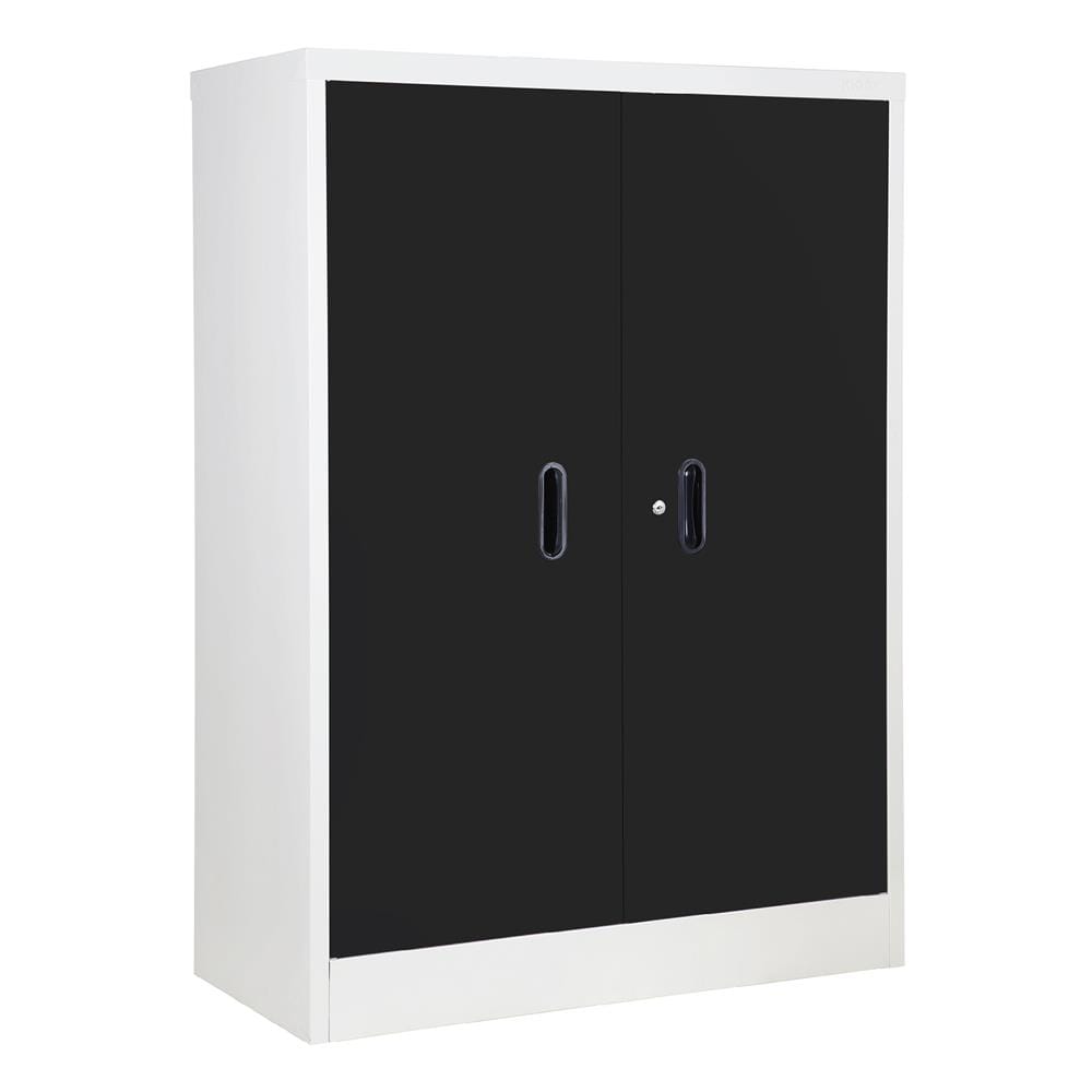 ตู้เหล็กบานเปิดทึบ KIOSK BS-2122 สีดำ