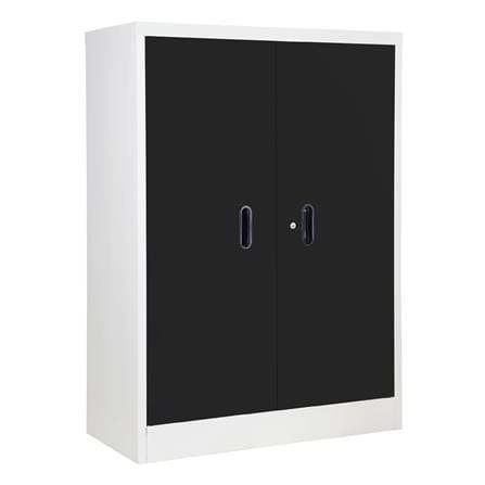 ตู้เหล็กบานเปิดทึบ KIOSK BS-2122 สีดำ_1