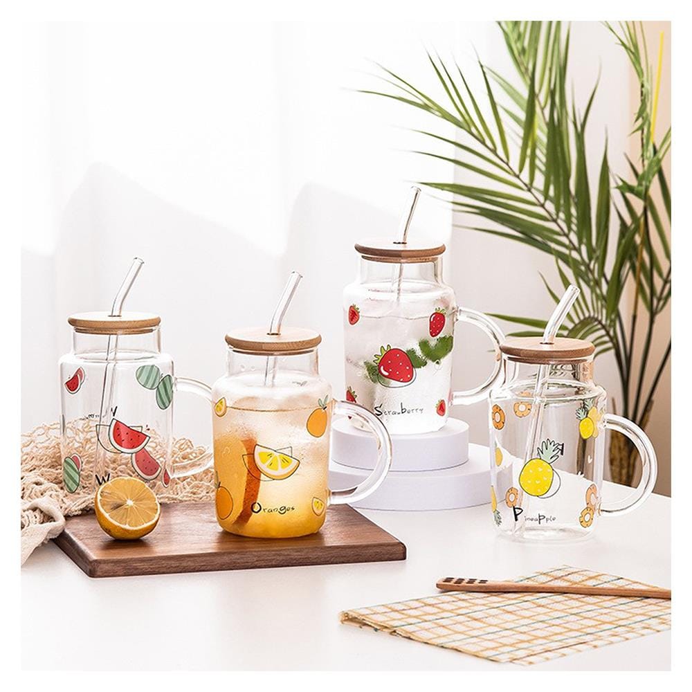 แก้วหู 500 มล. KECH FRUIT 4ชิ้น/ชุด