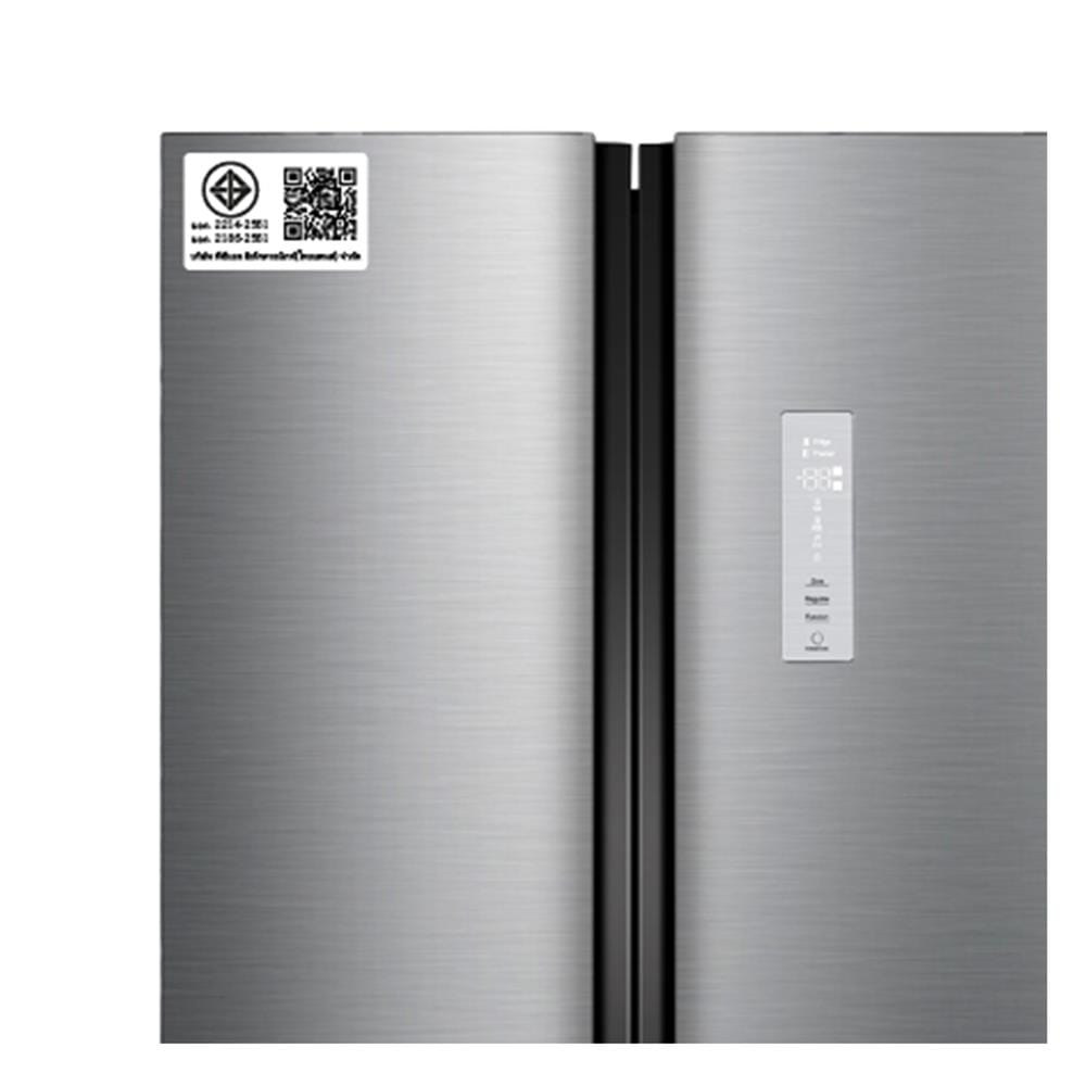 ตู้เย็น SIDE BY SIDE TCL P505SBG 17.8 คิว สีเทาเงิน อินเวอร์เตอร์