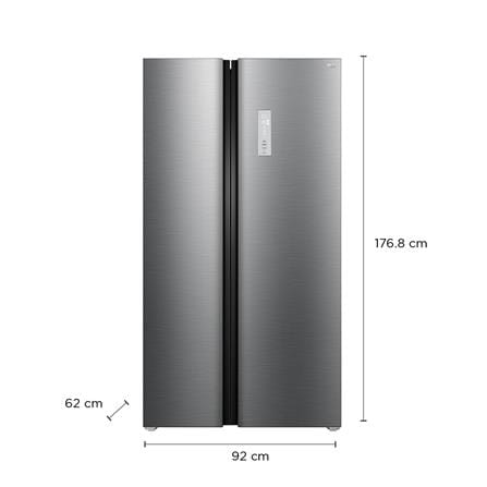 ตู้เย็น SIDE BY SIDE TCL P505SBG 17.8 คิว สีเทาเงิน อินเวอร์เตอร์_5
