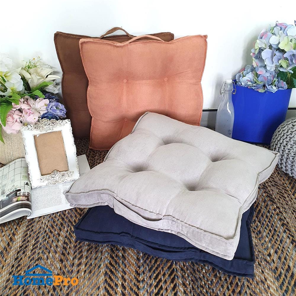 เบาะรองนั่ง HOME LIVING STYLE MILDY 17X17 นิ้ว สีส้ม