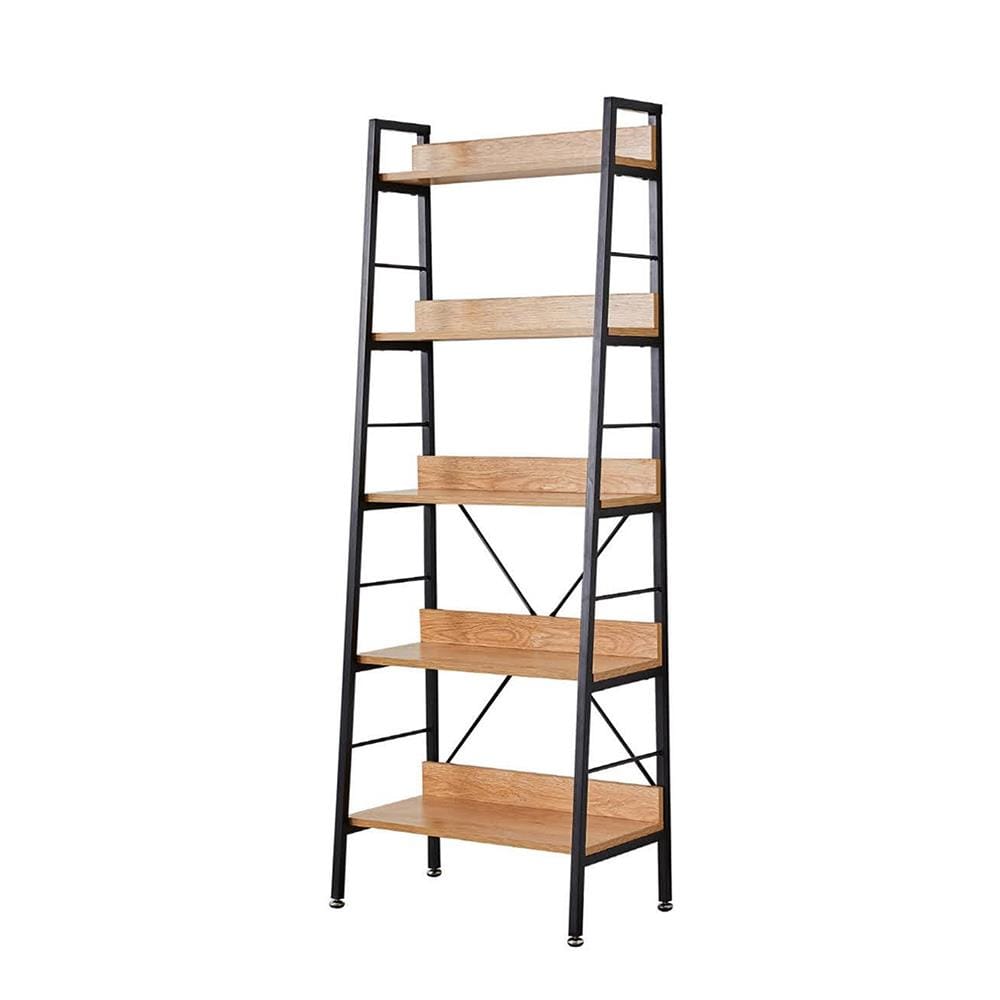 ชั้นวางของ 5 ชั้น FURDINI LADDER AD-LD5T สีน้ำตาล/ดำ