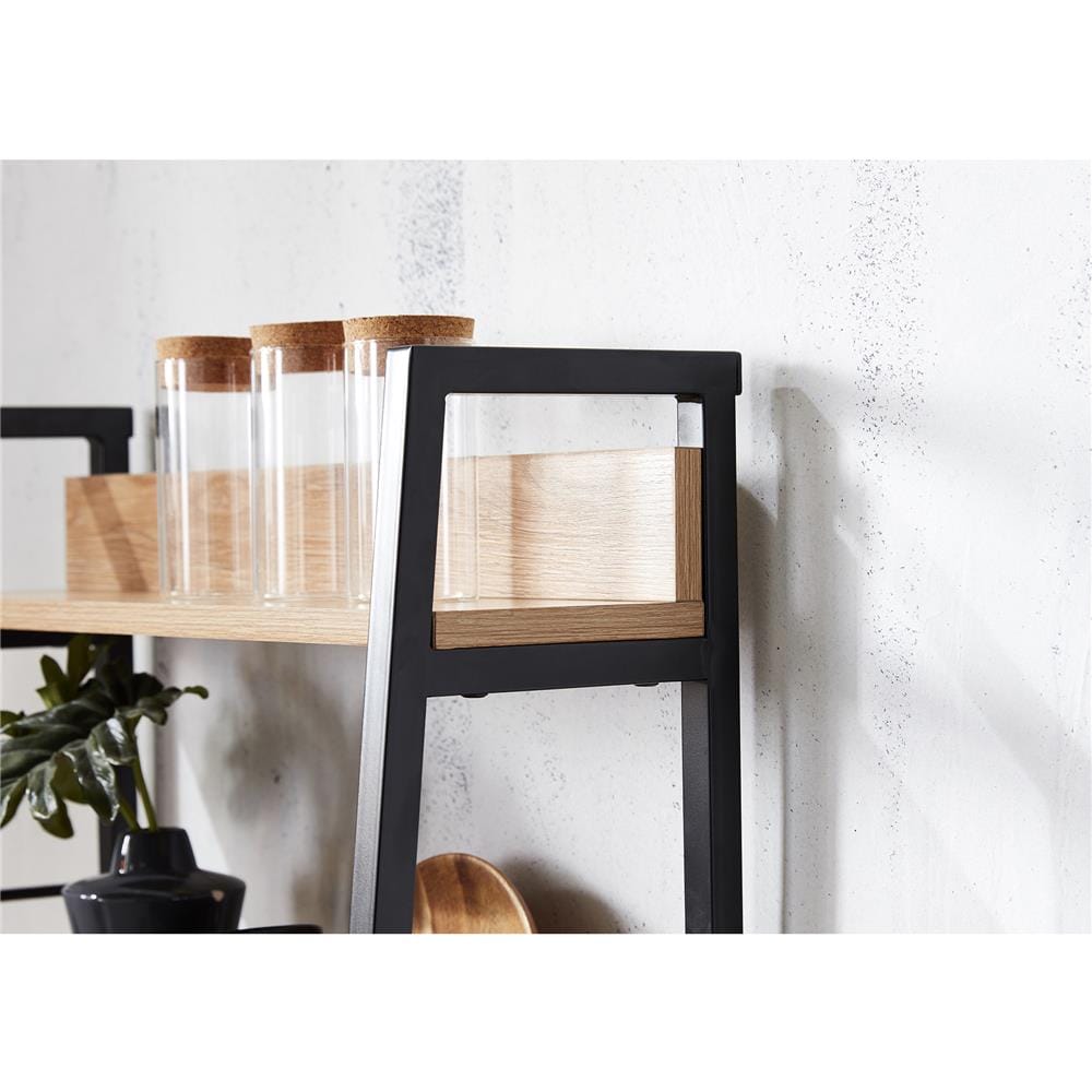 ชั้นวางของ 5 ชั้น FURDINI LADDER AD-LD5T สีน้ำตาล/ดำ
