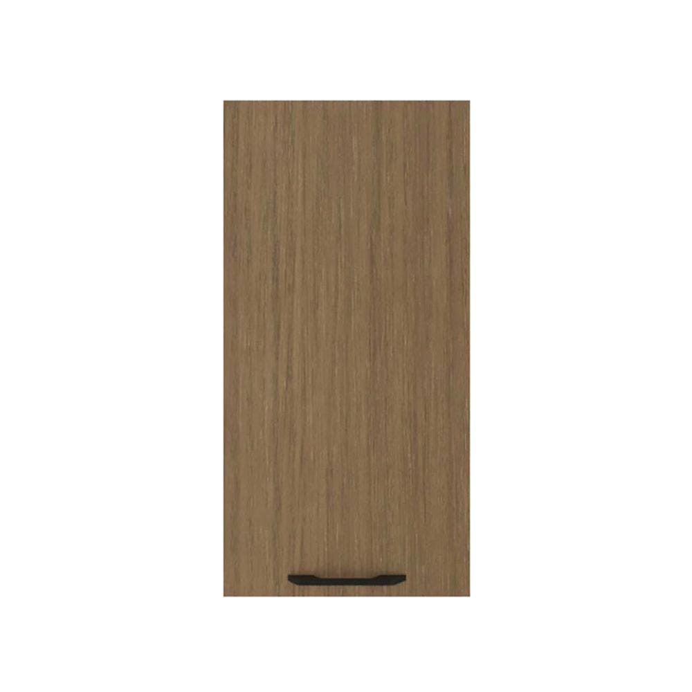 ตู้แขวนเดี่ยว WPC PARAZZO ENZO มือจับดำ 40x80 ซม. สีช็อกโกแลต
