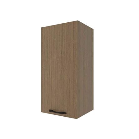 ตู้แขวนเดี่ยว WPC PARAZZO ENZO มือจับดำ 40x80 ซม. สีช็อกโกแลต_1