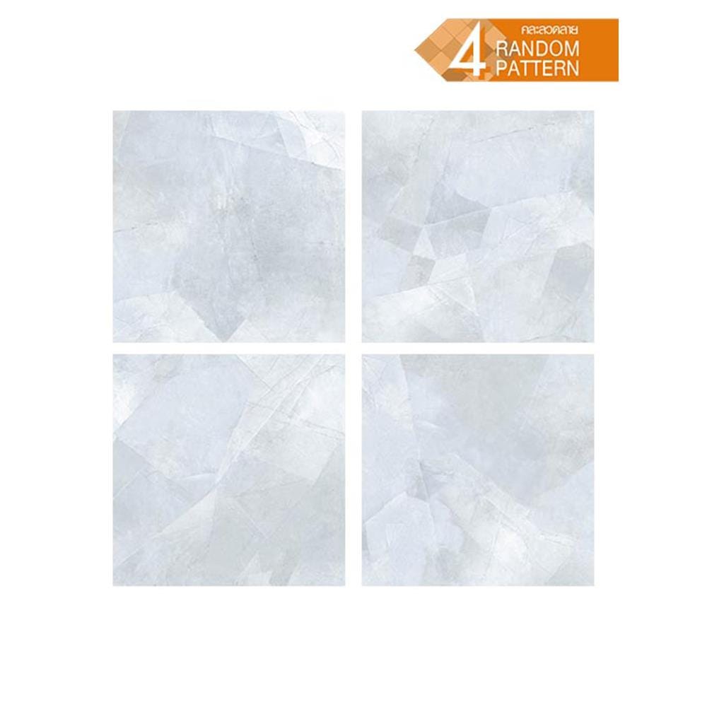 กระเบื้องพื้นพอร์ซเลน 60x60 ซม. TARA ซานาดู ไลท์ เกรย์ 1.44M2