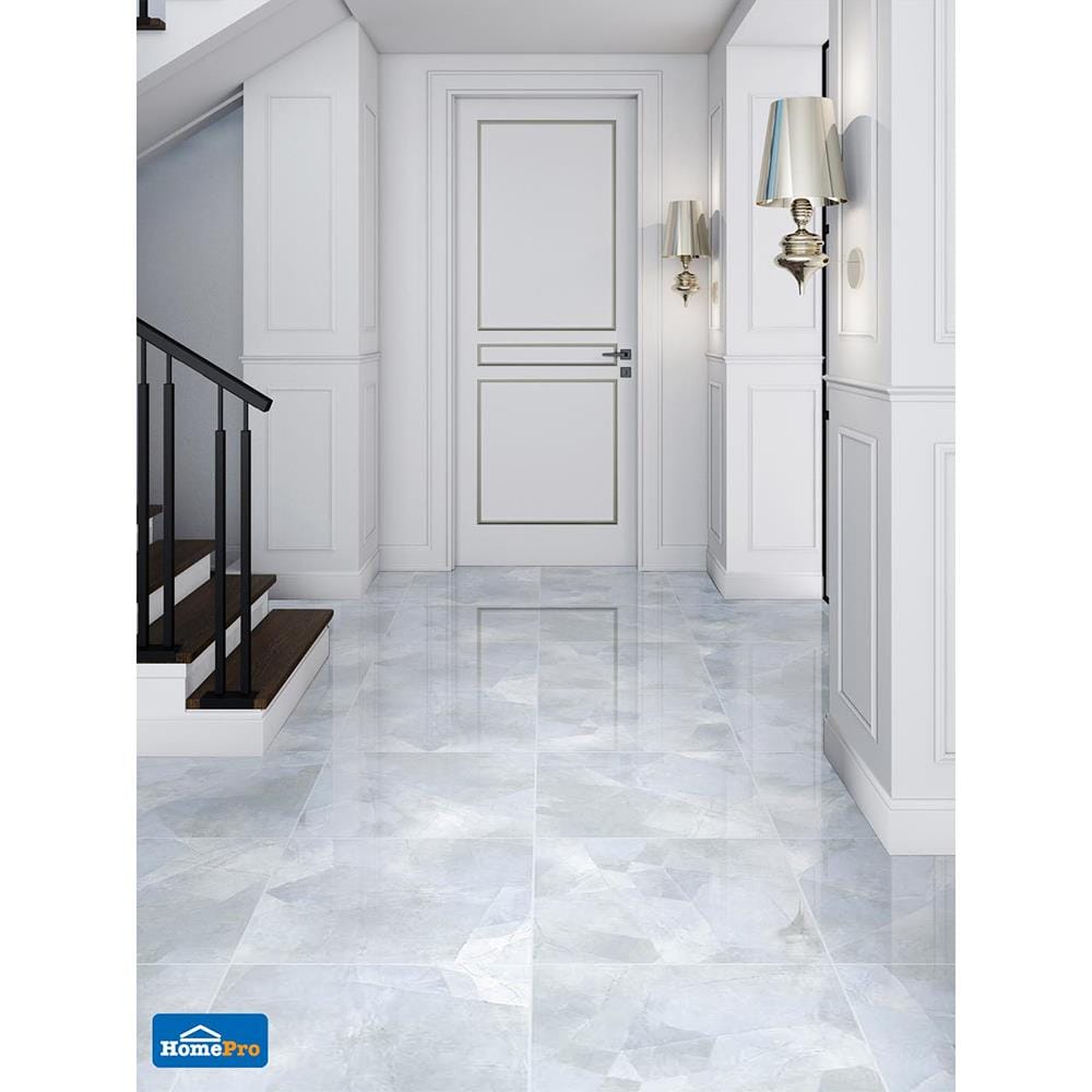 กระเบื้องพื้นพอร์ซเลน 60x60 ซม. TARA ซานาดู ไลท์ เกรย์ 1.44M2