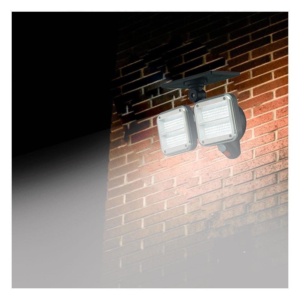 ไฟผนังภายนอก SOLAR CARINI 226131209 24 วัตต์ DAYLIGHT สีดำ