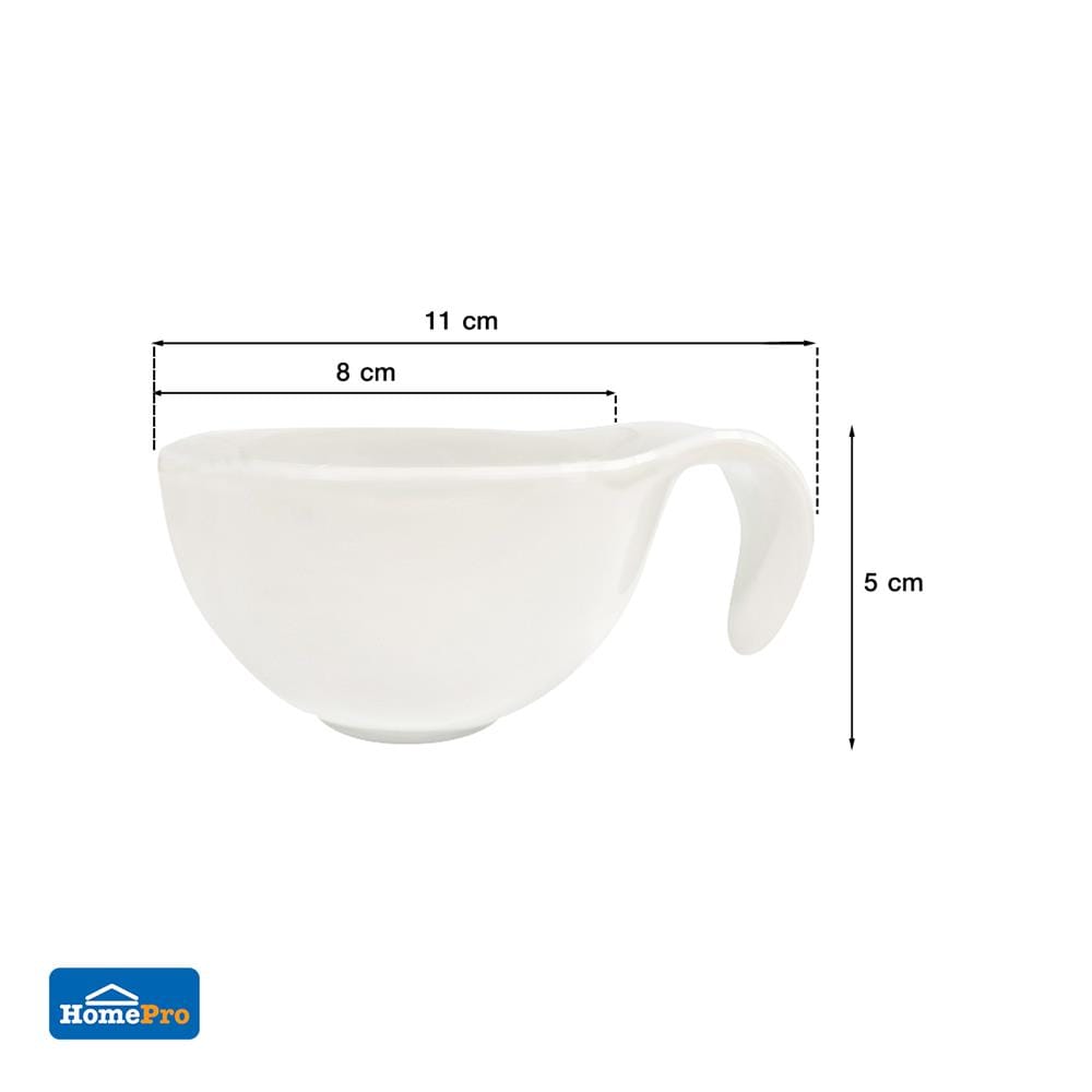 ถ้วยน้ำจิ้มพอร์ซเลน KECH SNOW CUP 3.3 นิ้ว