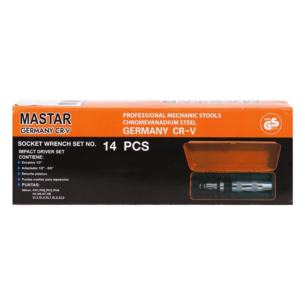ชุดไขควง MASTAR TOOLS 14 ชิ้น/ชุด