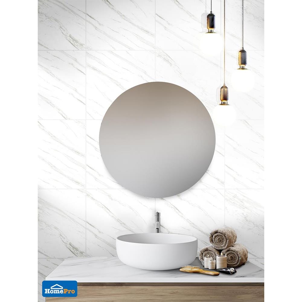 กระเบื้องพื้นพอร์ซเลน 60x60 ซม. TARA มูนไลท์ ไวท์ 1.44M2