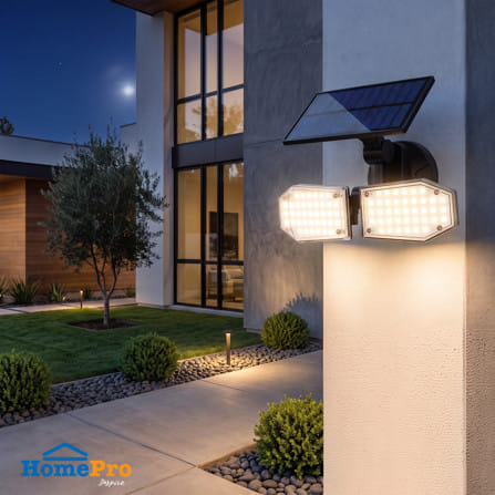 ไฟผนังภายนอก SOLAR CARINI 226137809 15.6 วัตต์ DAYLIGHT สีดำ_3