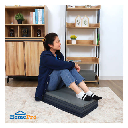 ที่นอนปิกนิก 5 พับ HOME LIVING STYLE LAP 80x180 ซม. สี GREY-NAVY_12