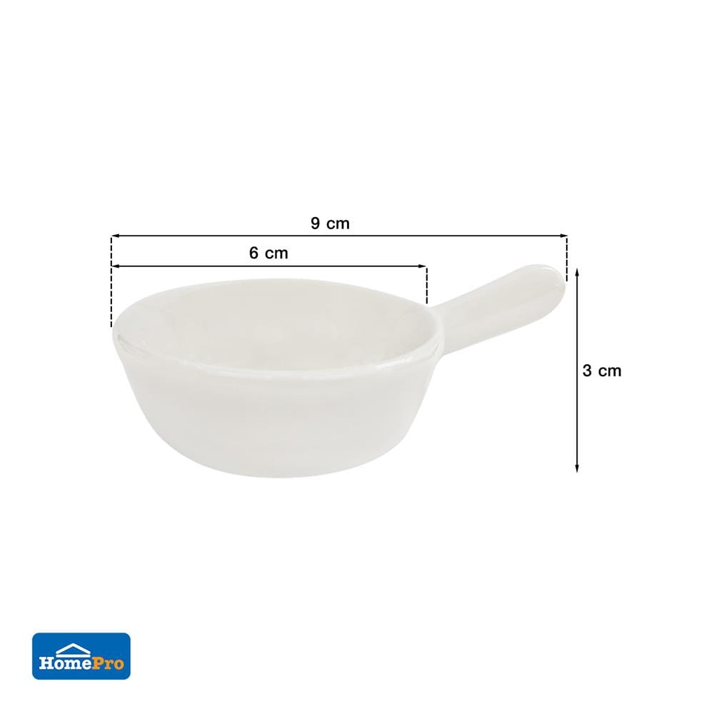 ถ้วยน้ำจิ้มพอร์ซเลน KECH SNOW PAN 2.2 นิ้ว
