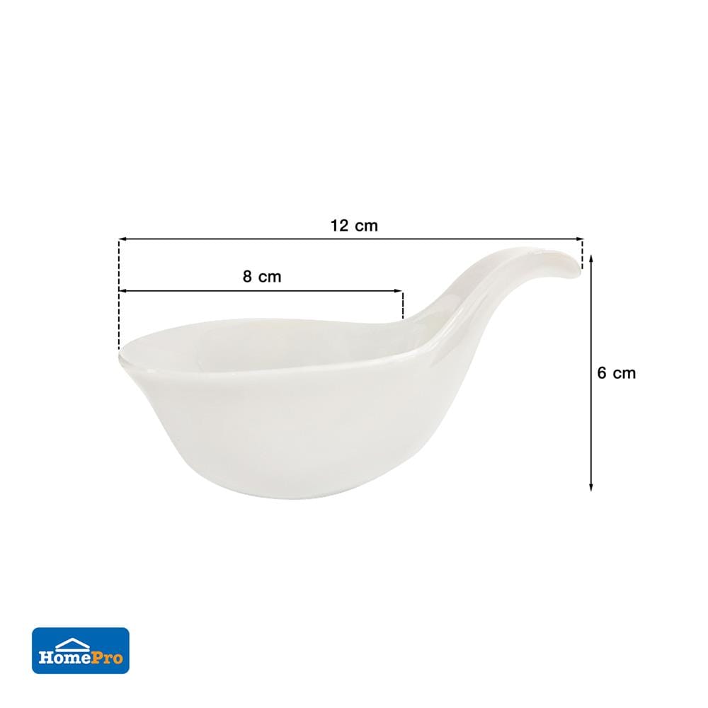 ถ้วยน้ำจิ้มพอร์ซเลน KECH SNOW SPOON 3 นิ้ว