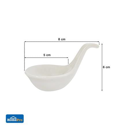 ถ้วยน้ำจิ้มพอร์ซเลน KECH SNOW SPOON 2.2 นิ้ว_4