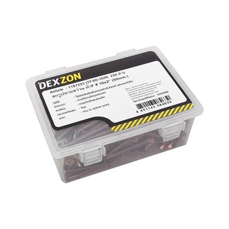 สกรูปลายสว่าน TF DEXZON 10X2 นิ้ว 250 ชิ้น_1