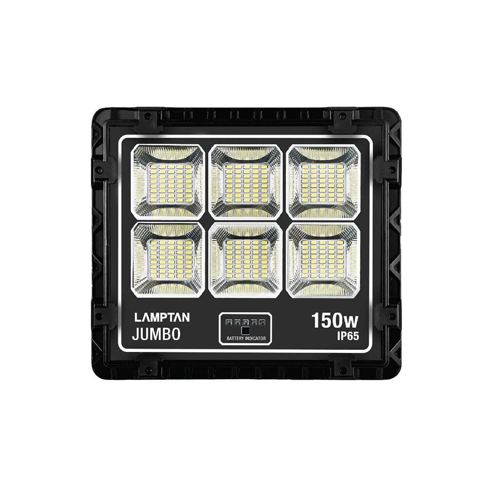 สปอตไลท์ SOLAR LAMPTAN JUMBO 150 วัตต์ DAYLIGHT สีดำ