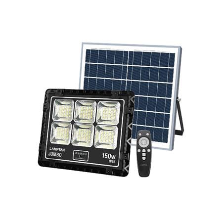 สปอตไลท์ SOLAR LAMPTAN JUMBO 150 วัตต์ DAYLIGHT สีดำ_0