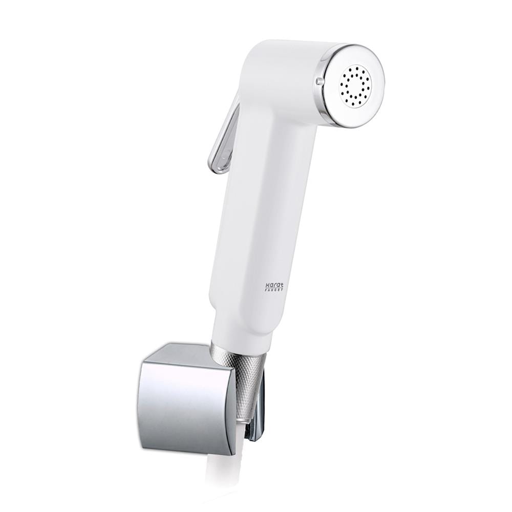 สายฉีดชำระครบชุด KARAT FAUCET KA-16-325-11R สีขาว