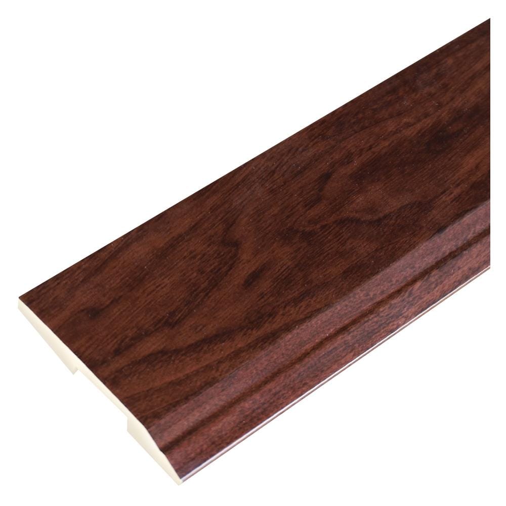 บัวพื้น PS CROBERN JC879-937G 9.5X300X1.2 ซม. สี BROWN WOOD