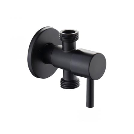 สต๊อปวาล์ว 2 ทาง RASLAND RA BLACK สีดำ