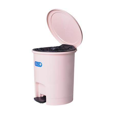 ถังขยะเหยียบกลม ACCO PASTEL 6L สีเบจ_3