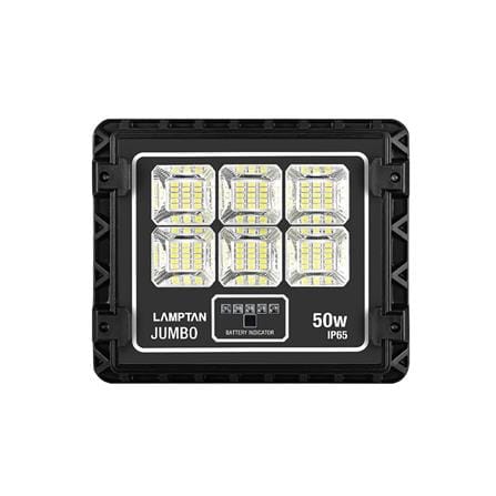 ไฟสปอตไลท์ SOLAR LAMPTAN JUMBO 50 วัตต์ DAYLIGHT สีดำ_1